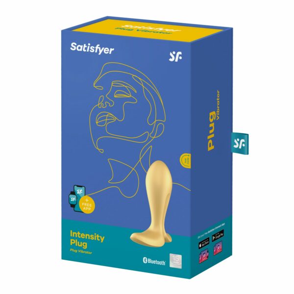 Анальна смарт-пробка з вібрацією Satisfyer Intensity Plug Gold - Зображення 7