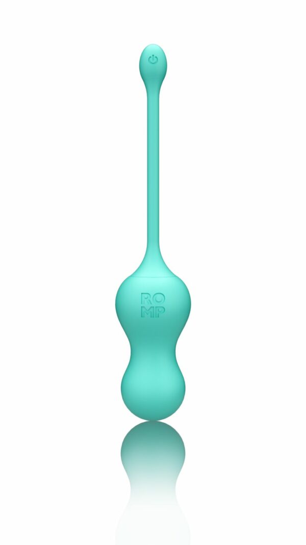 Віброяйце для точки G з пультом керування Romp Cello Light Teal, водонепроникне - Зображення 4