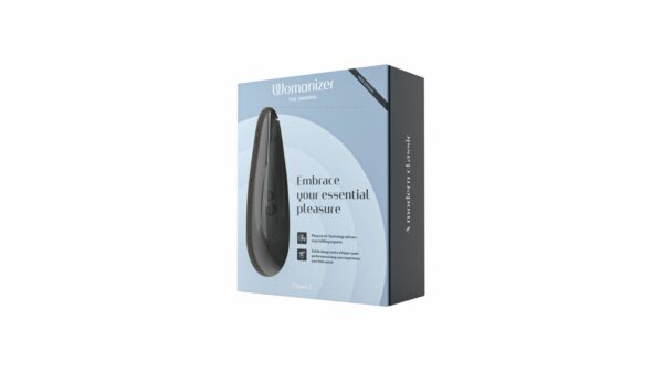 Вакуумний кліторальний стимулятор Womanizer Classic 2 - Black, 10 режимів, функція Afterglow - Зображення 8