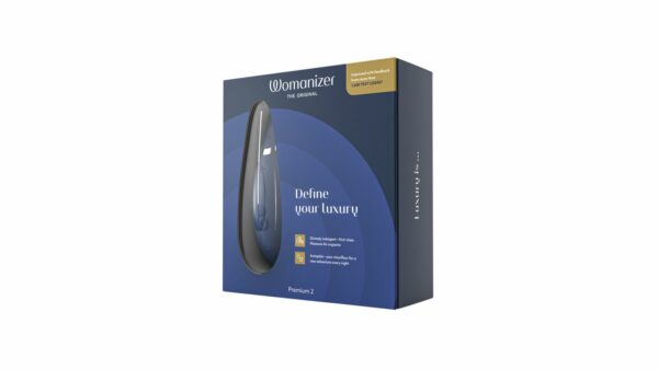 Вакуумний кліторальний стимулятор Womanizer Premium 2 - Blueberry, функції Autopilot та Smart Silenc - Зображення 8