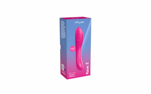 Смарт-вібратор We-Vibe Rave 2 Twisted Pleasure Pink, для точки G та входу в піхву, 2 мотори - Зображення 8