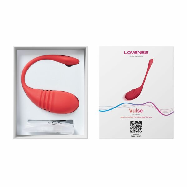 Смарт-віброяйце з пульсацією Lovense Vulse (Thrusting Egg Vibrator), імітація фрикцій - Зображення 7