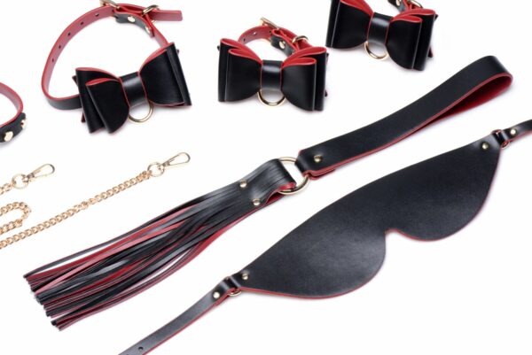 Набір БДСМ з дорожньою сумкою Master Series: Bow — Luxury BDSM Set With Travel Bag, 11 предметів - Зображення 6