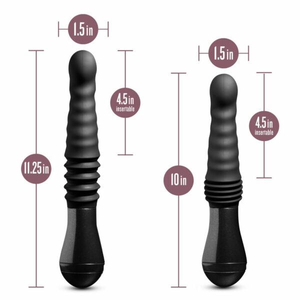 Пульсатор Temptasia by Blush - Lazarus Thrusting Dildo - Black - Зображення 5