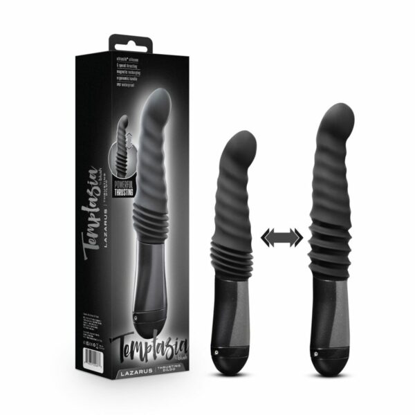 Пульсатор Temptasia by Blush - Lazarus Thrusting Dildo - Black - Зображення 7