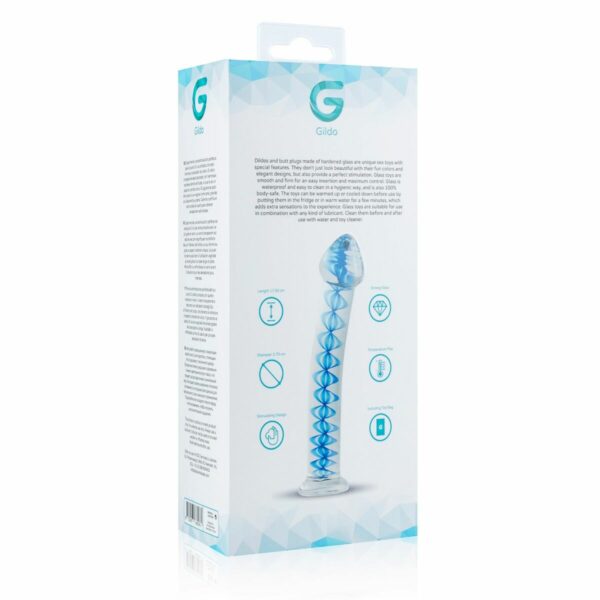 Скляний дилдо Gildo Glass Dildo No. 4, для точки G та простати - Зображення 5