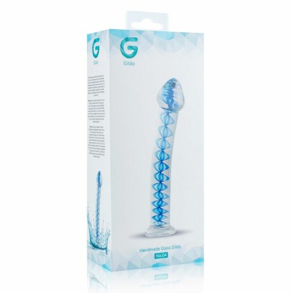 Скляний дилдо Gildo Glass Dildo No. 4, для точки G та простати - Зображення 4