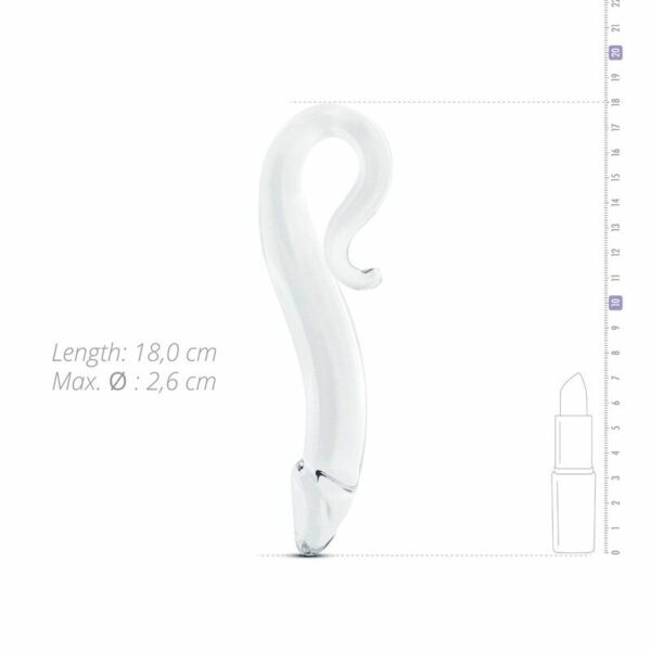 Скляний дилдо Gildo Glass Dildo No. 14, реалістична головка - Зображення 2