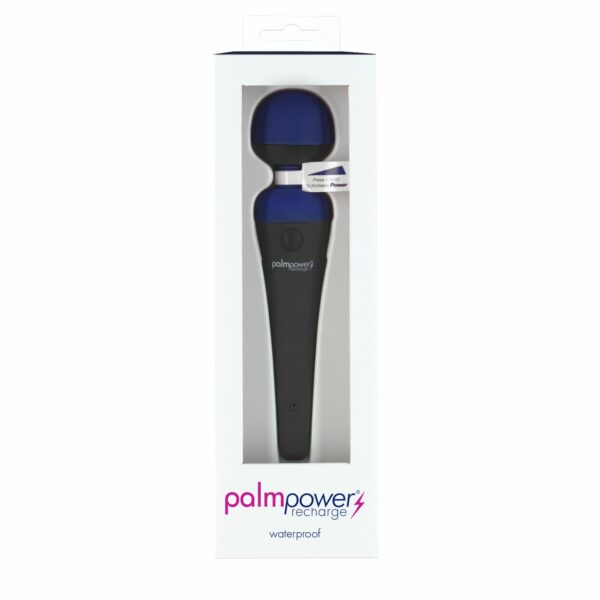 Вібромасажер PalmPower Recharge Blue, перезаряджуваний, гнучка головка, тревел-замок - Зображення 7