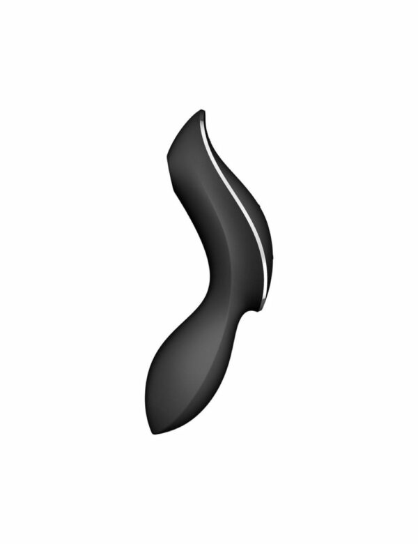 Вакуумний стимулятор з вібрацією Satisfyer Curvy Trinity 2 Black - Зображення 2