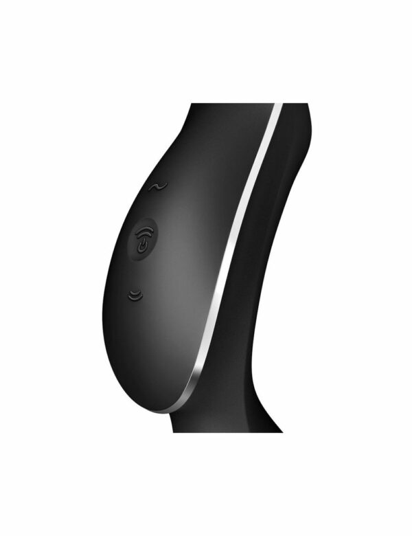 Вакуумний стимулятор з вібрацією Satisfyer Curvy Trinity 2 Black - Зображення 3