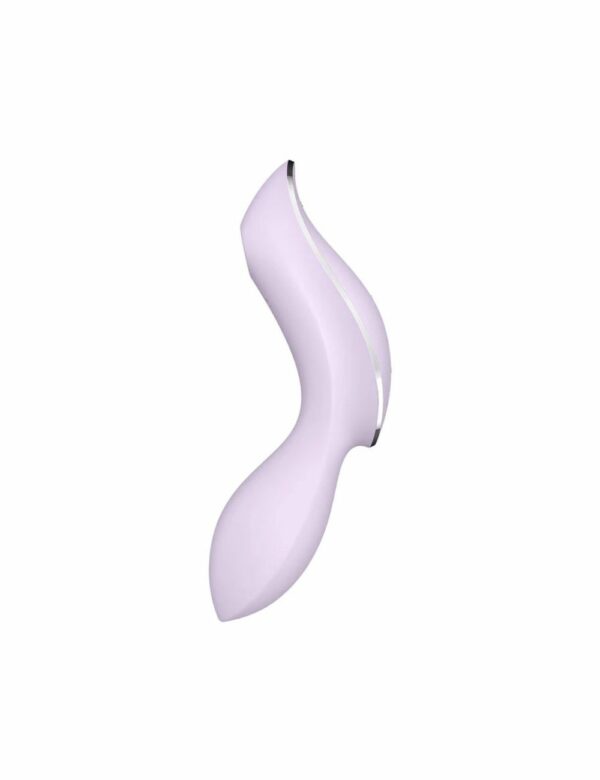 Вакуумний стимулятор з вібрацією Satisfyer Curvy Trinity 2 Violet - Зображення 2