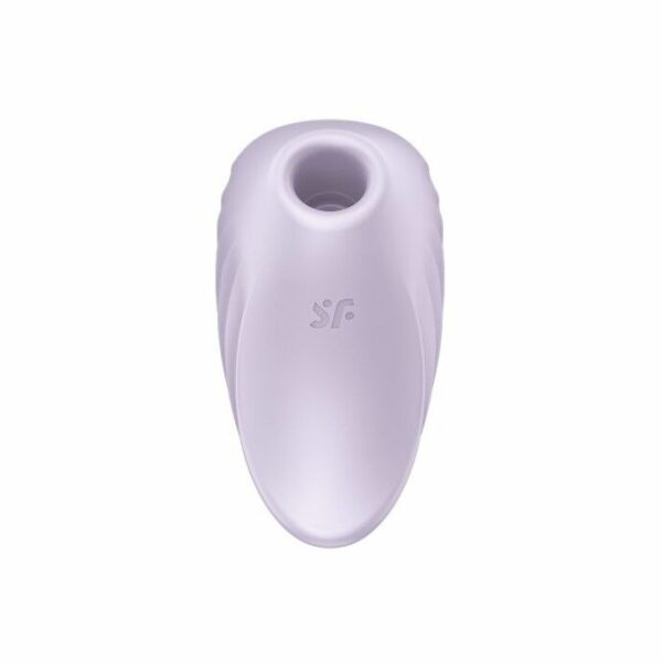 Вакуумний кліторальний стимулятор із вібрацією Satisfyer Pearl Diver Violet - Зображення 3