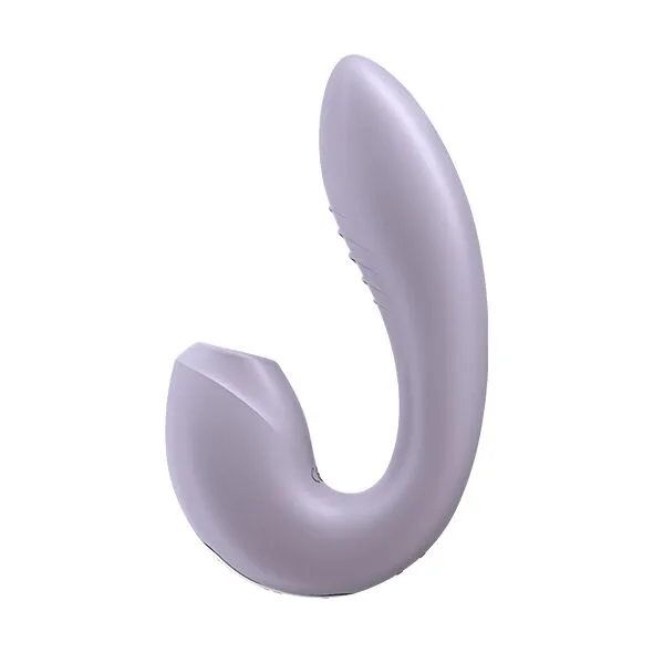 Вакуумний смарт вібратор Satisfyer Sunray Lilac, 4 положення стовбура - Зображення 3