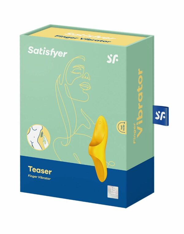 Вібратор на палець Satisfyer Teaser Dark Yellow - Зображення 6