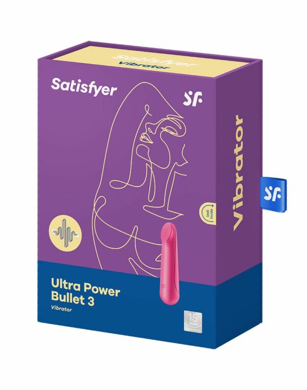 Віброкуля перезаряджаєма Satisfyer Ultra Power Bullet 3 Red - Зображення 6