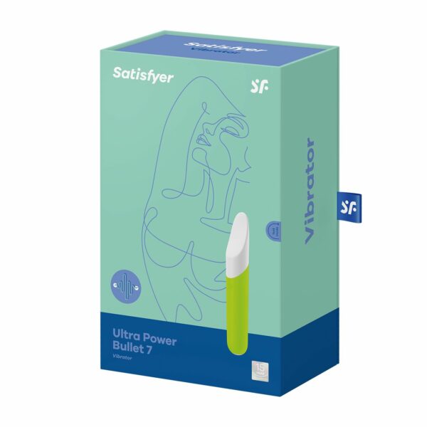 Мінівібратор із гнучким язичком Satisfyer Ultra Power Bullet 7 Green - Зображення 7