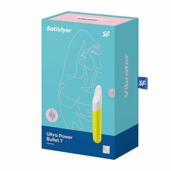 Мінівібратор з гнучким язичком Satisfyer Ultra Power Bullet 7 Yellow - Зображення 7