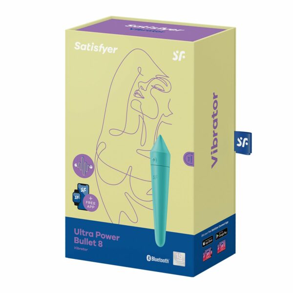 Смарт міні-вібратор Satisfyer Ultra Power Bullet 8 Turquoise - Зображення 6