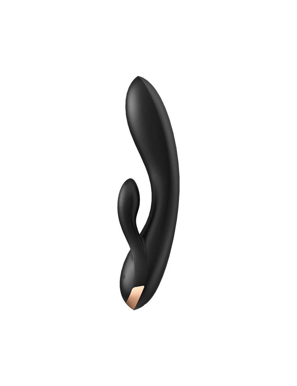 Смарт вібратор-кролик із подвійним відростком Satisfyer Double Flex Black - Зображення 2