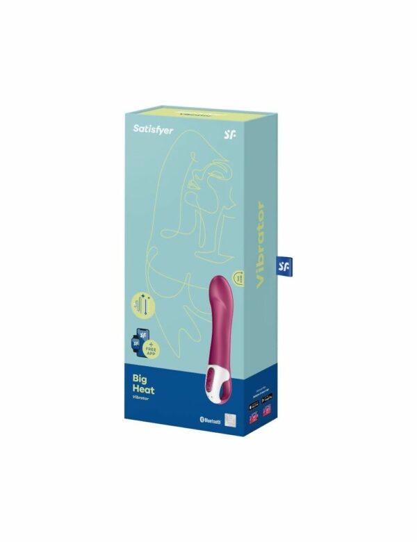 Смарт вібратор точки G Satisfyer Big Heat з функцією підігріву - Зображення 4