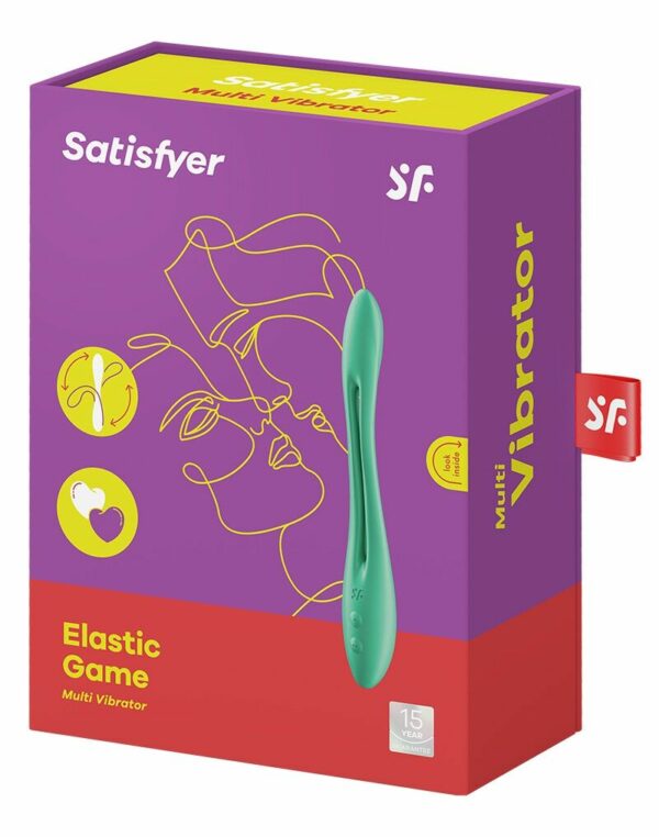 Універсальний гнучкий вібратор для пар Satisfyer Elastic Game Light Green - Зображення 6