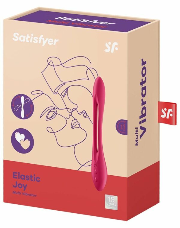 Універсальний гнучкий вібратор для пар Satisfyer Elastic Joy Red - Зображення 6