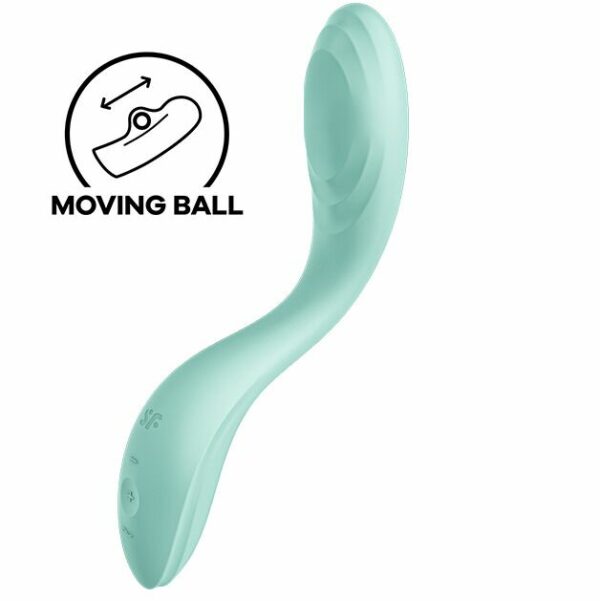 Вібратор із перлинною стимуляцією точки G Satisfyer Rrrolling Pleasure Mint