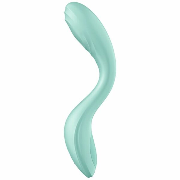 Вібратор із перлинною стимуляцією точки G Satisfyer Rrrolling Pleasure Mint - Зображення 3