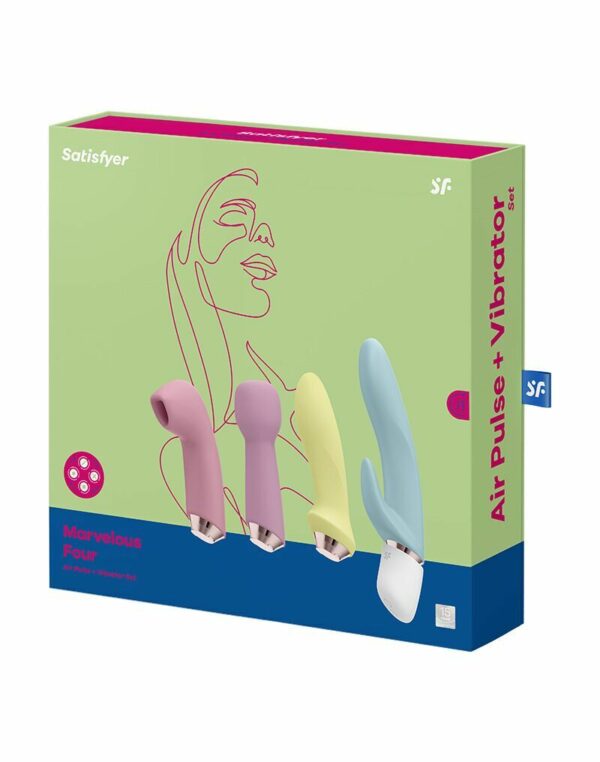 Подарунковий набір секс-іграшок Satisfyer Marvelous Four (пошкоджена упаковка!!!) - Зображення 7