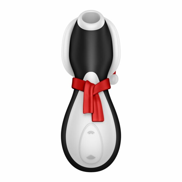 Вакуумний кліторальний стимулятор Satisfyer Penguin Holiday Edition, у шапочці та шарфі - Зображення 2