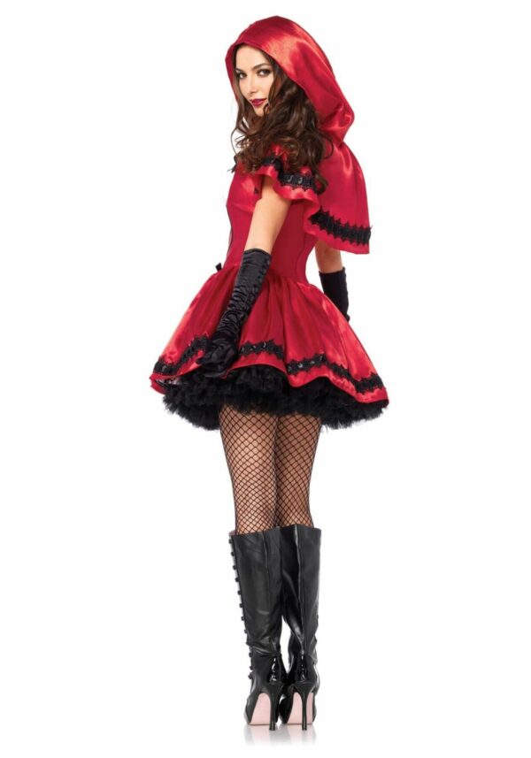 Еротичний костюм Червоної шапочки Leg Avenue Gothic Red Riding Hood XL, сукня, накидка - Зображення 8