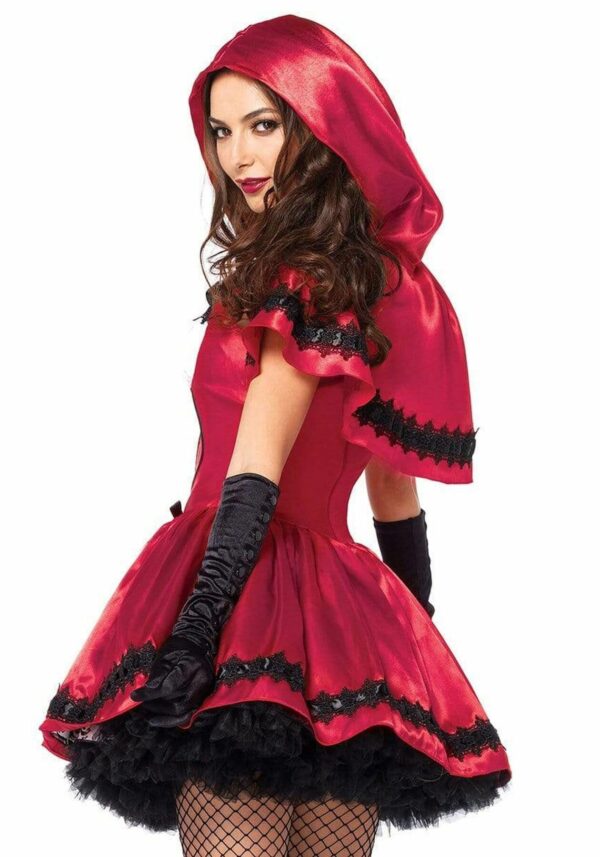 Еротичний костюм Червоної шапочки Leg Avenue Gothic Red Riding Hood XL, сукня, накидка - Зображення 2