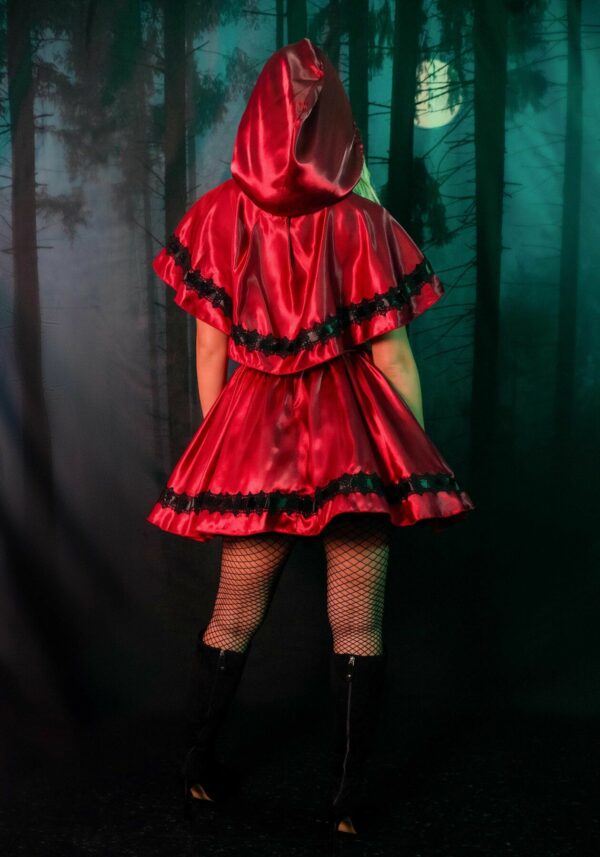 Еротичний костюм Червоної шапочки Leg Avenue Gothic Red Riding Hood XL, сукня, накидка - Зображення 10