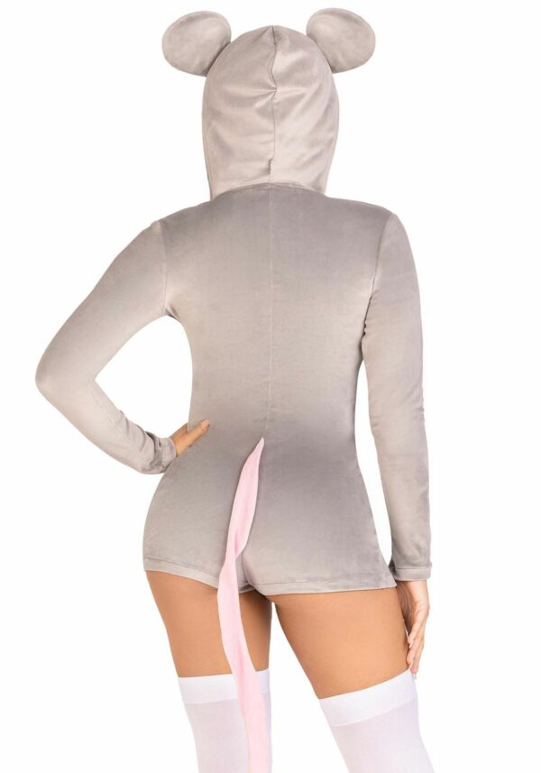 Комбінезон-костюм миші Leg Avenue Comfy Mouse M, з капюшоном - Зображення 2