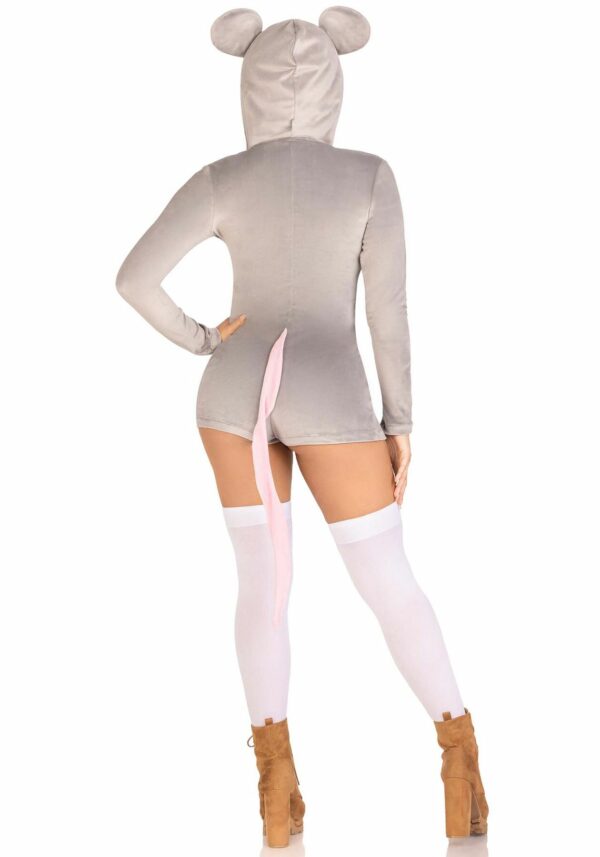 Комбінезон-костюм миші Leg Avenue Comfy Mouse M, з капюшоном - Зображення 5