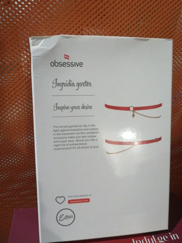 Гартер Obsessive Ingridia garter O/S (м'ята упаковка!!!) - Зображення 2