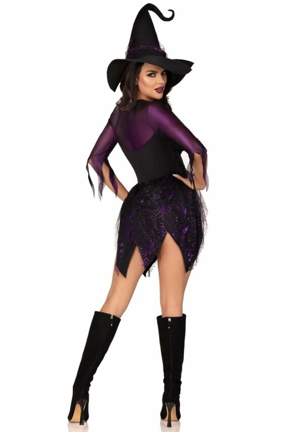 Костюм відьми Leg Avenue Mystical Witch M, сукня, капелюх - Зображення 6