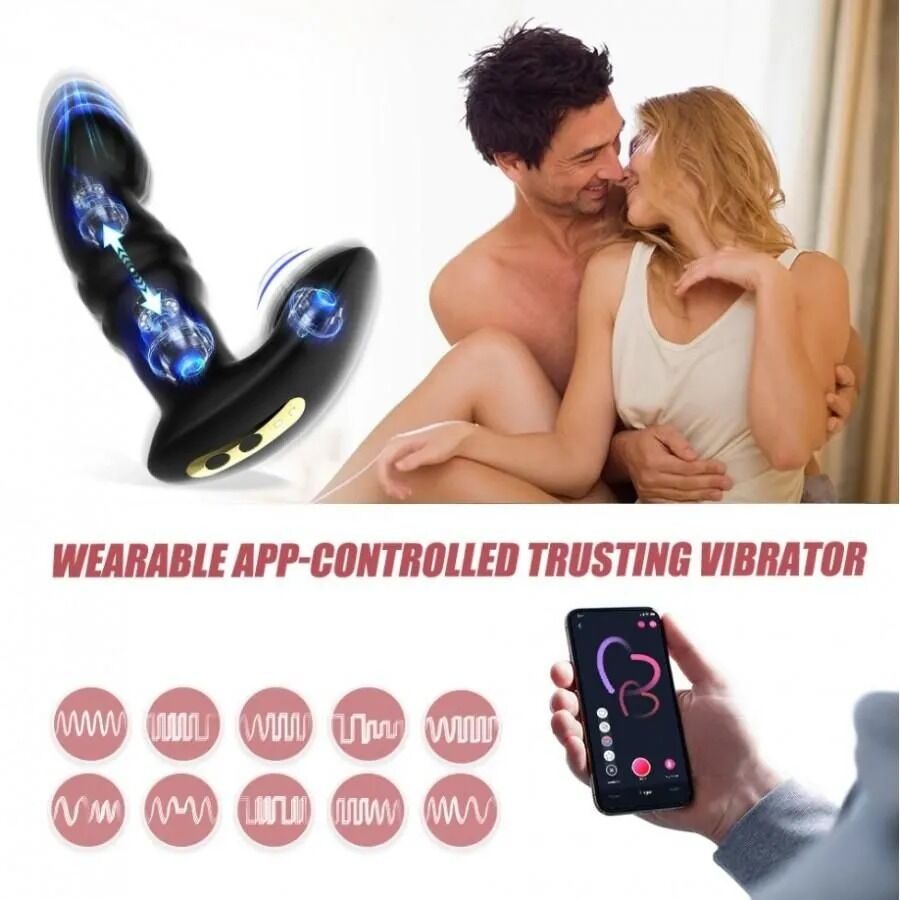 Смарт вібратор-пульсатор Fun Town Jive Black, імітація фрикцій - Зображення 3