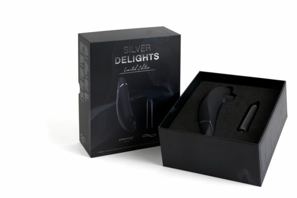 Преміальний подарунковий набір Silver Delights Collection: Womanizer Premium та We-Vibe Tango - Зображення 6