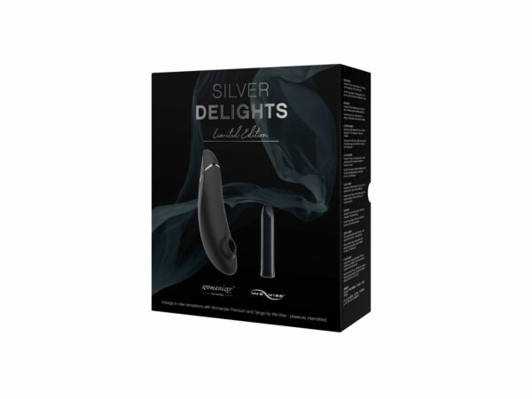 Преміальний подарунковий набір Silver Delights Collection: Womanizer Premium та We-Vibe Tango - Зображення 7