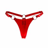 Трусики класичні Feral Feelings – String Bikini Red Trasparent