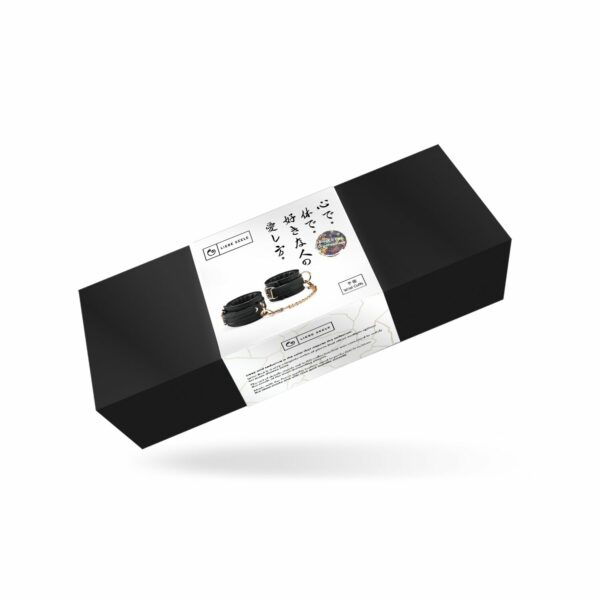 Наручники Liebe Seele Black Organosilicon Wrist Cuff - Зображення 6