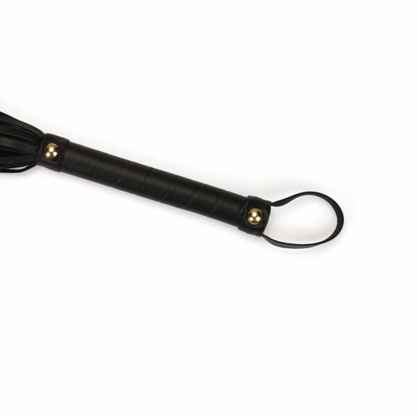 Флогер Liebe Seele Black Organosilicon Flogger - Зображення 3
