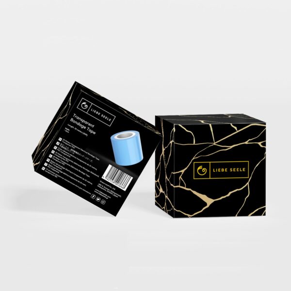 Скотч для бондажу Liebe Seele Bondage Tape Blue 25м - Зображення 2