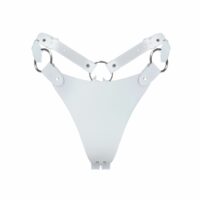 Трусики з натуральної шкіри Feral Feelings – String Bikini White