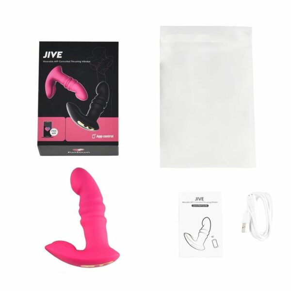 Вібратор з поступальними рухами Fun Town Jive Pink (м'ята упаковка!!!) - Зображення 6
