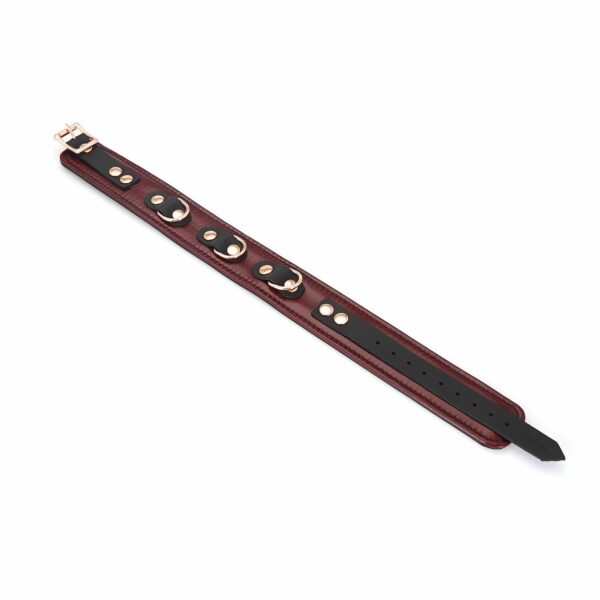 Нашийник з повідцем Liebe Seele Wine Red Collar and Leash (м'ята упаковка!!!) - Зображення 10