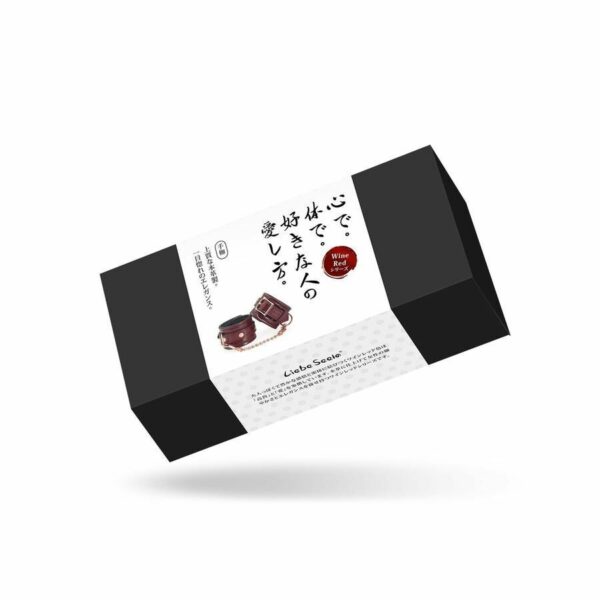 Наручники Liebe Seele Wine Red wirst Cuffs (м'ята упаковка!!!) - Зображення 11
