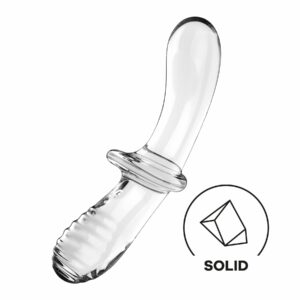 Дилдо Satisfyer Double Crystal (Transparent) (м'ята упаковка!!!)
